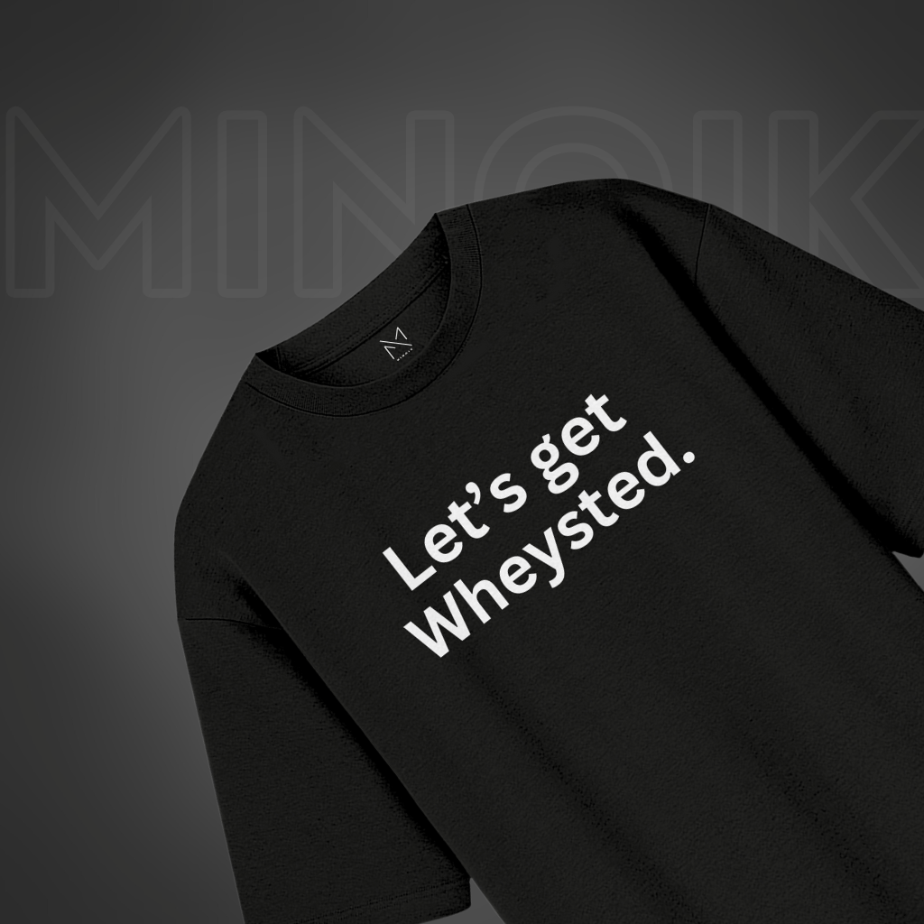Let's Get Wheysted - Oversized Premium T-shirt