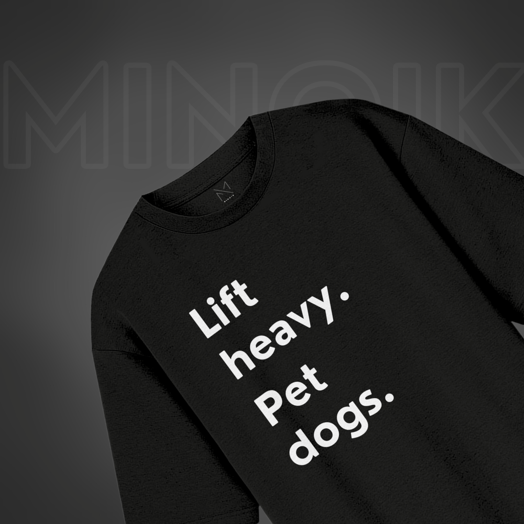 Lift Heavy - Pet Dogs Oversized Premium T-shirt