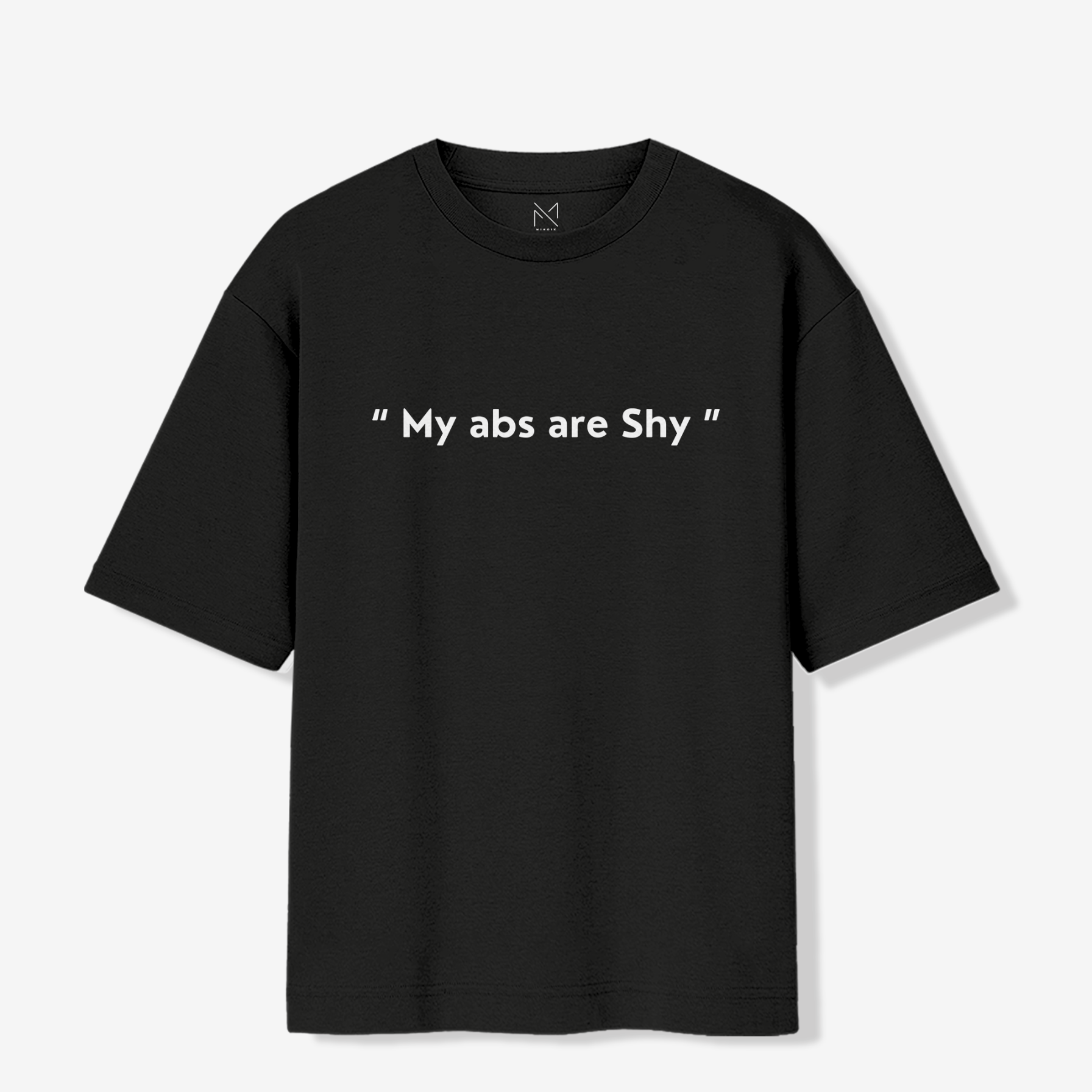 My abs are shy - Oversized Premium T-shirt