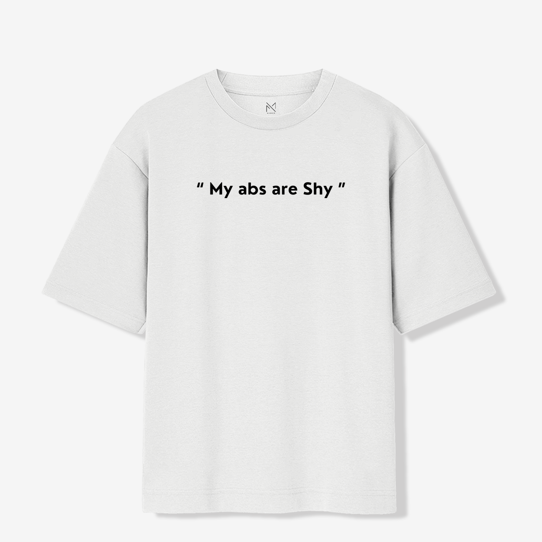 My abs are shy - Oversized Premium T-shirt