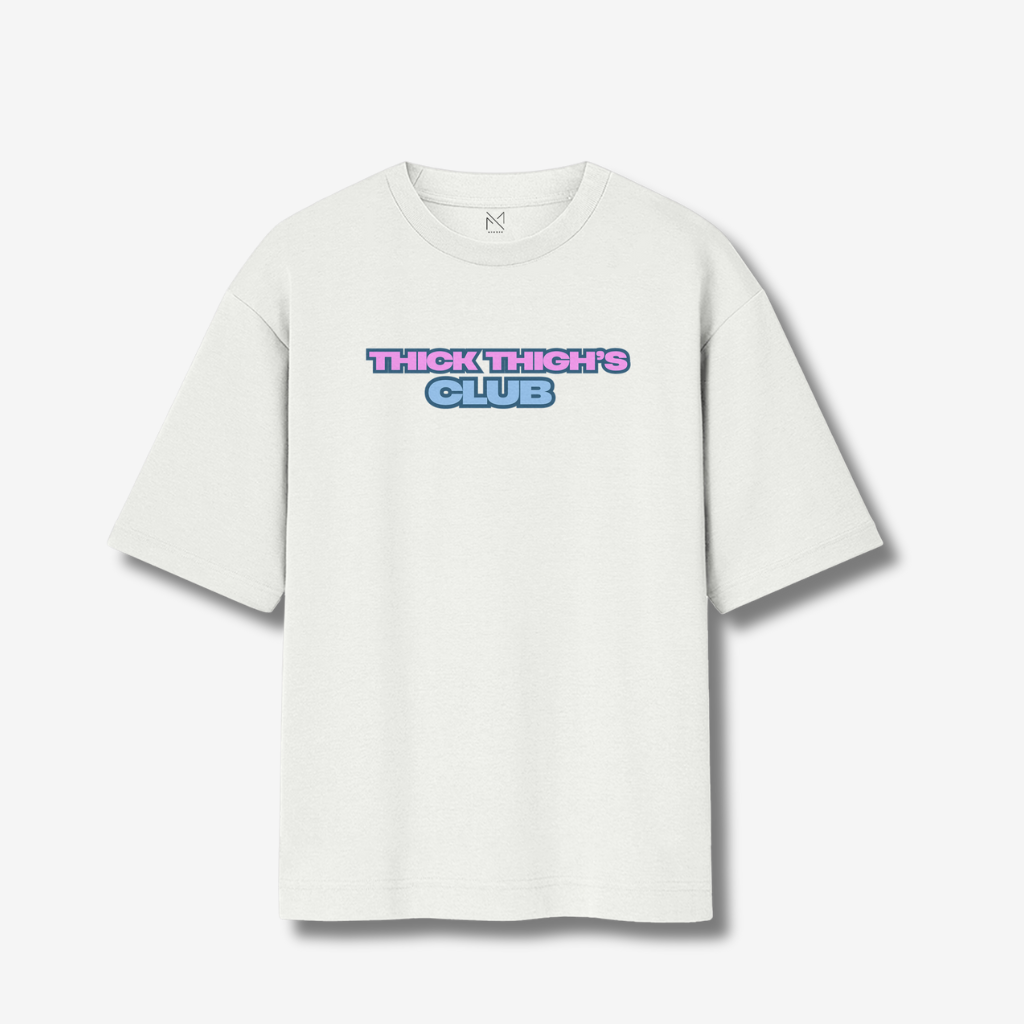 Thick Thigs Club - Oversized Premium T-shirt