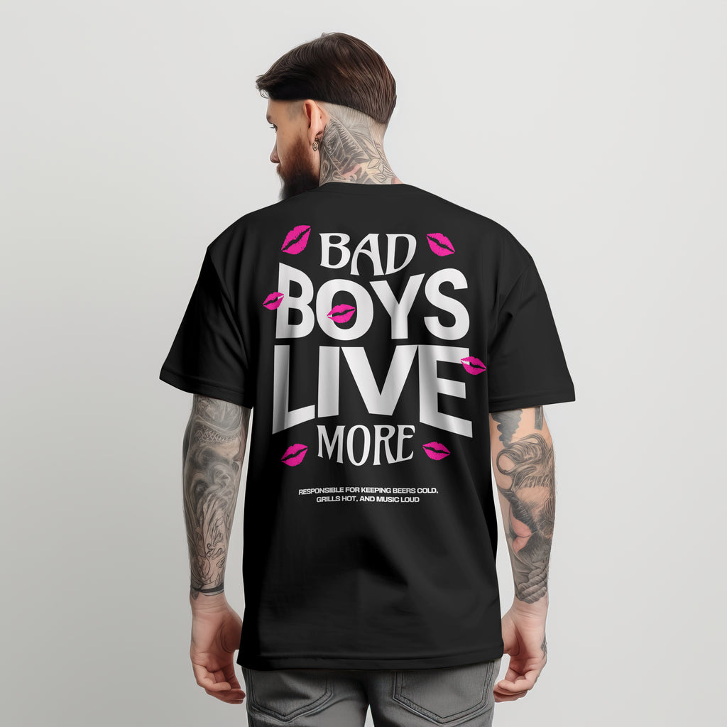 Live More — Bad Boys Edition Oversized Tee