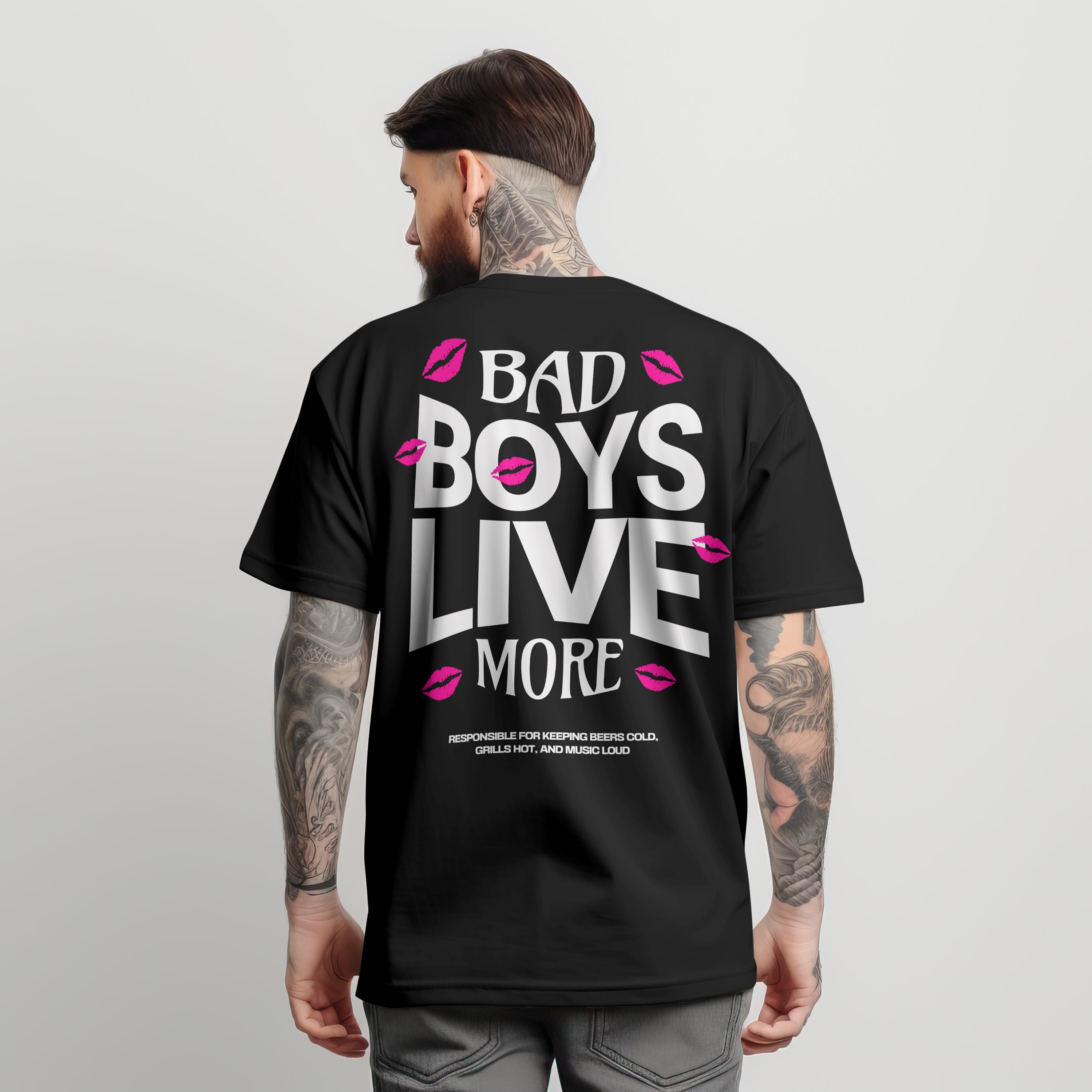 Live More — Bad Boys Edition Oversized Tee