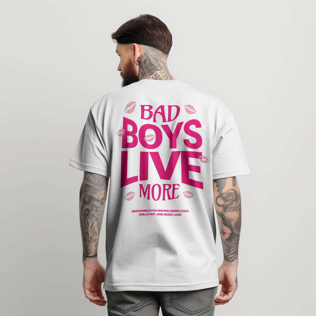 Live More — Bad Boys Edition Oversized Tee