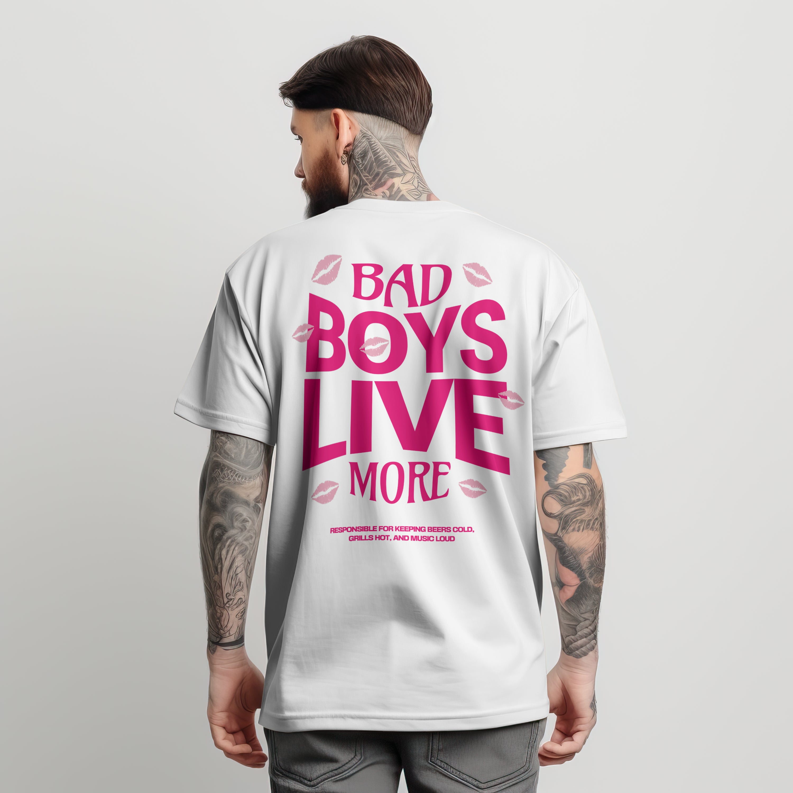 Live More — Bad Boys Edition Oversized Tee