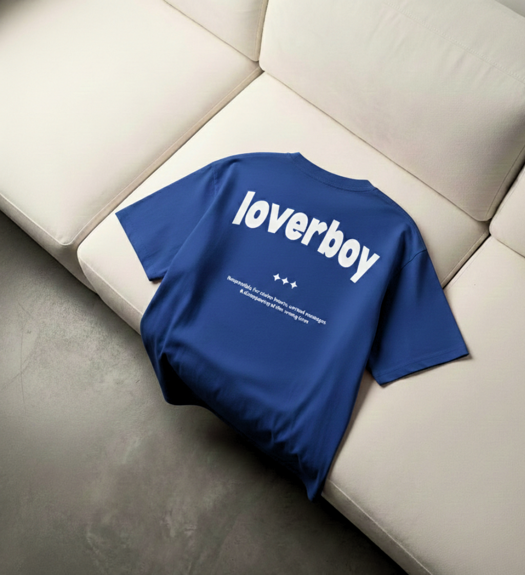 The Loverboy Tee - 240 GSM Oversized Oversized Tee