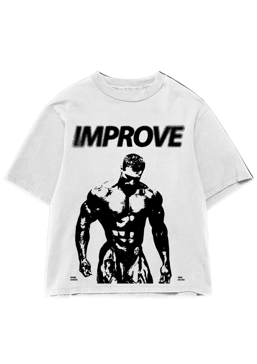 The Improve Tee - 240 GSM Oversized Gym Tee