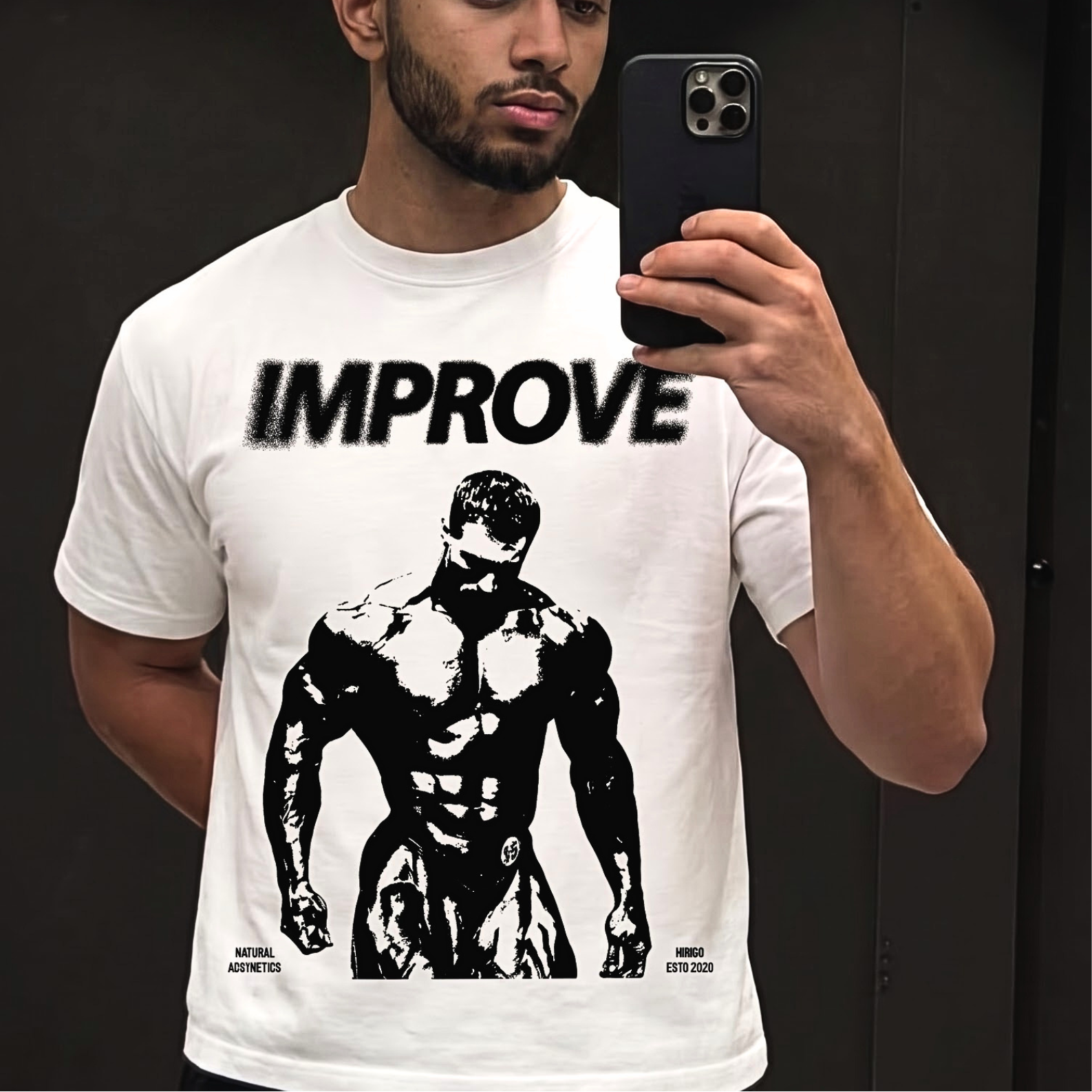 The Improve Tee - 240 GSM Oversized Gym Tee