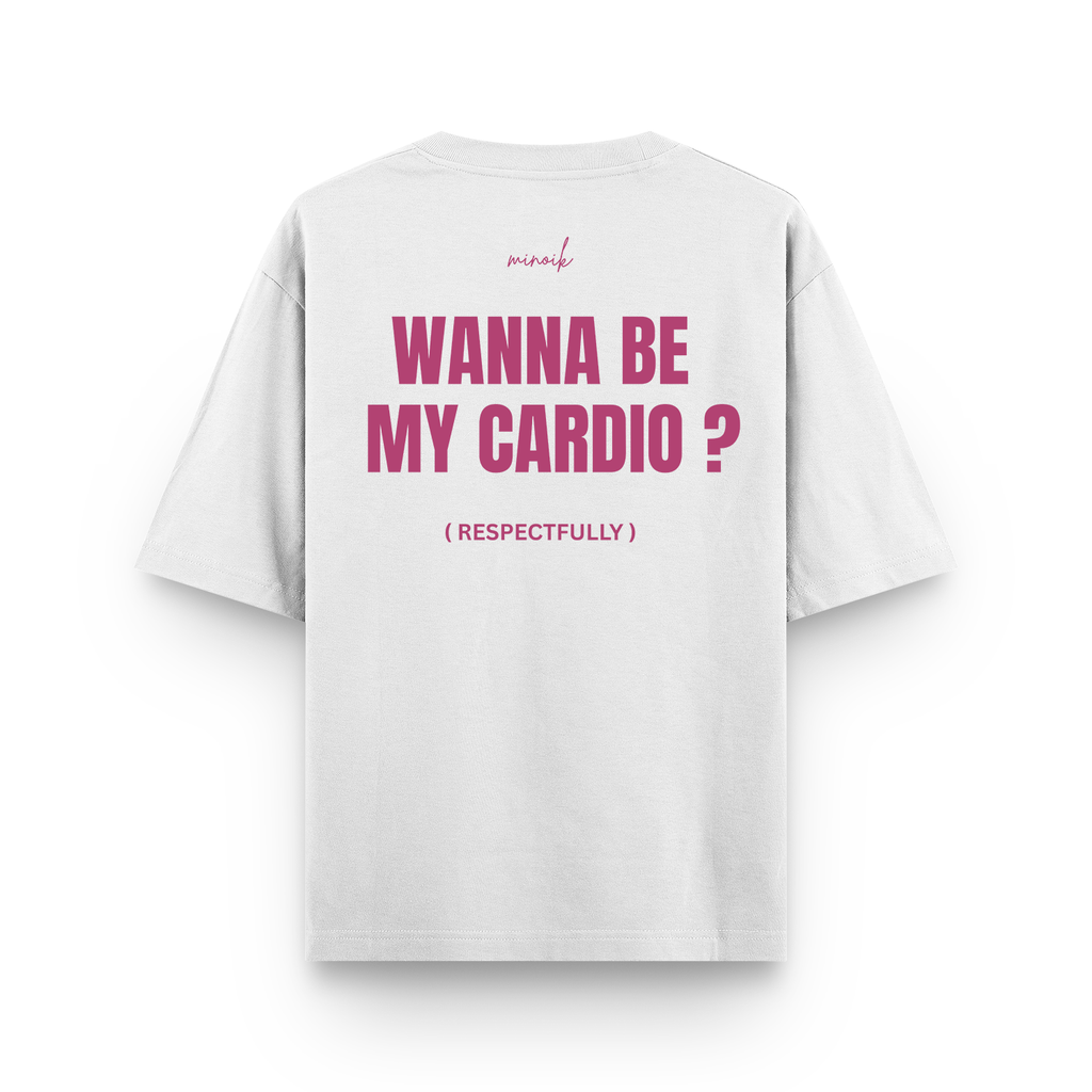The Cardio Tee - 240 Gsm Oversized Boxy Fit Gym Tshirt