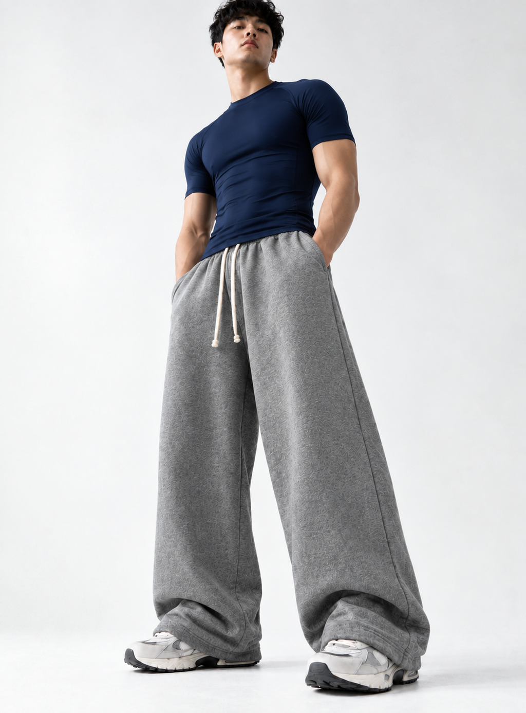 NOT YOUR BASIC GYM SWEATPANTS ( GREY )