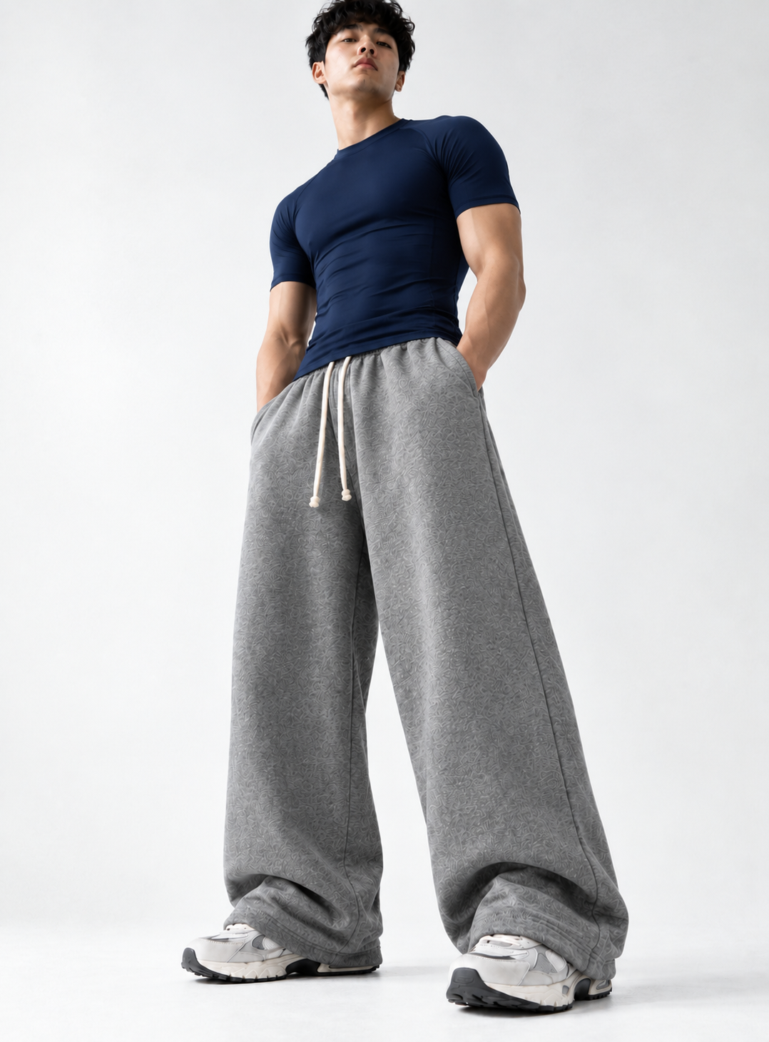 NOT YOUR BASIC GYM SWEATPANTS ( GREY )