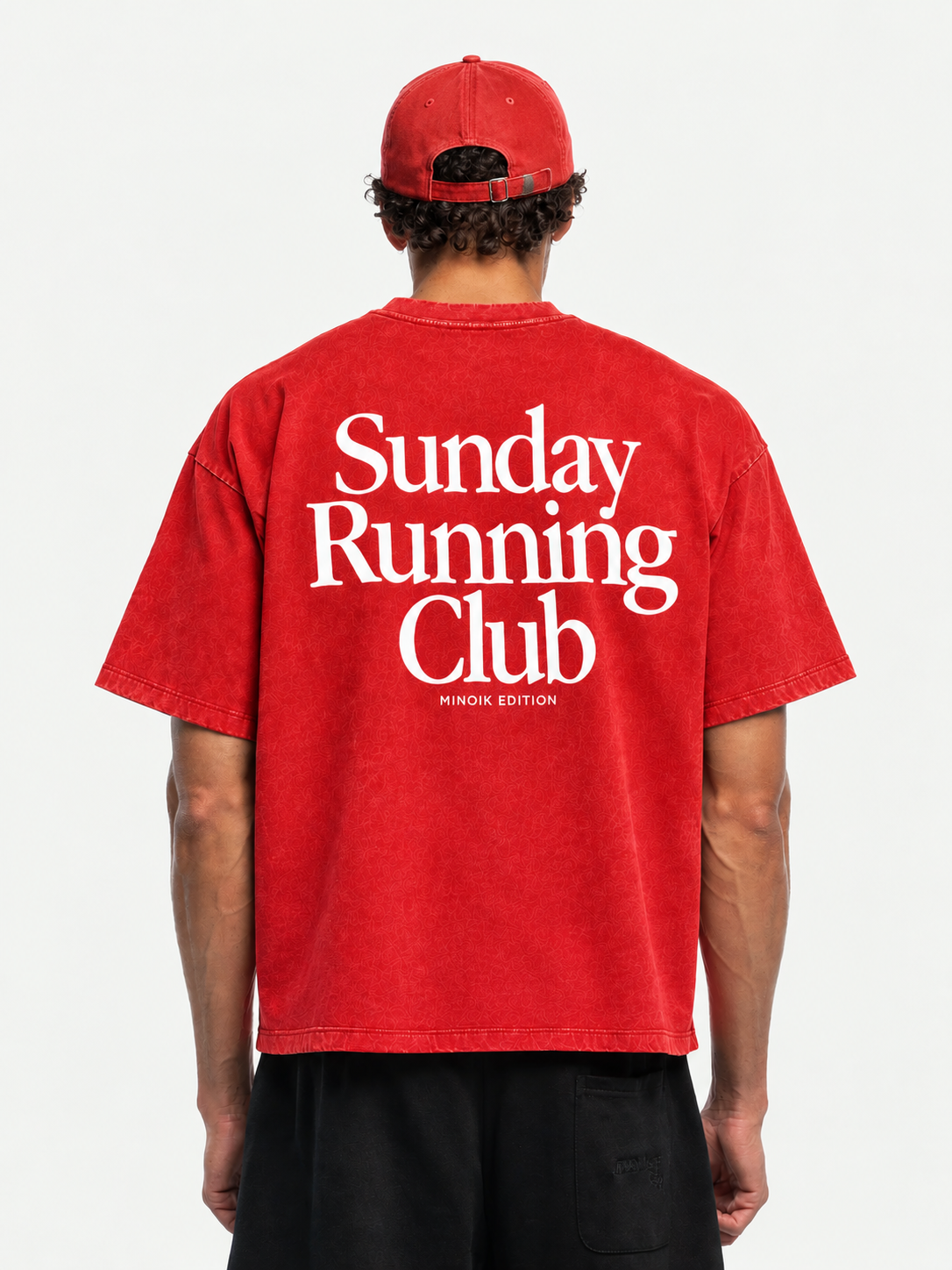 SUNDAY RUNNING CLUB TSHIRT - 240 GSM OVERIZED FIT