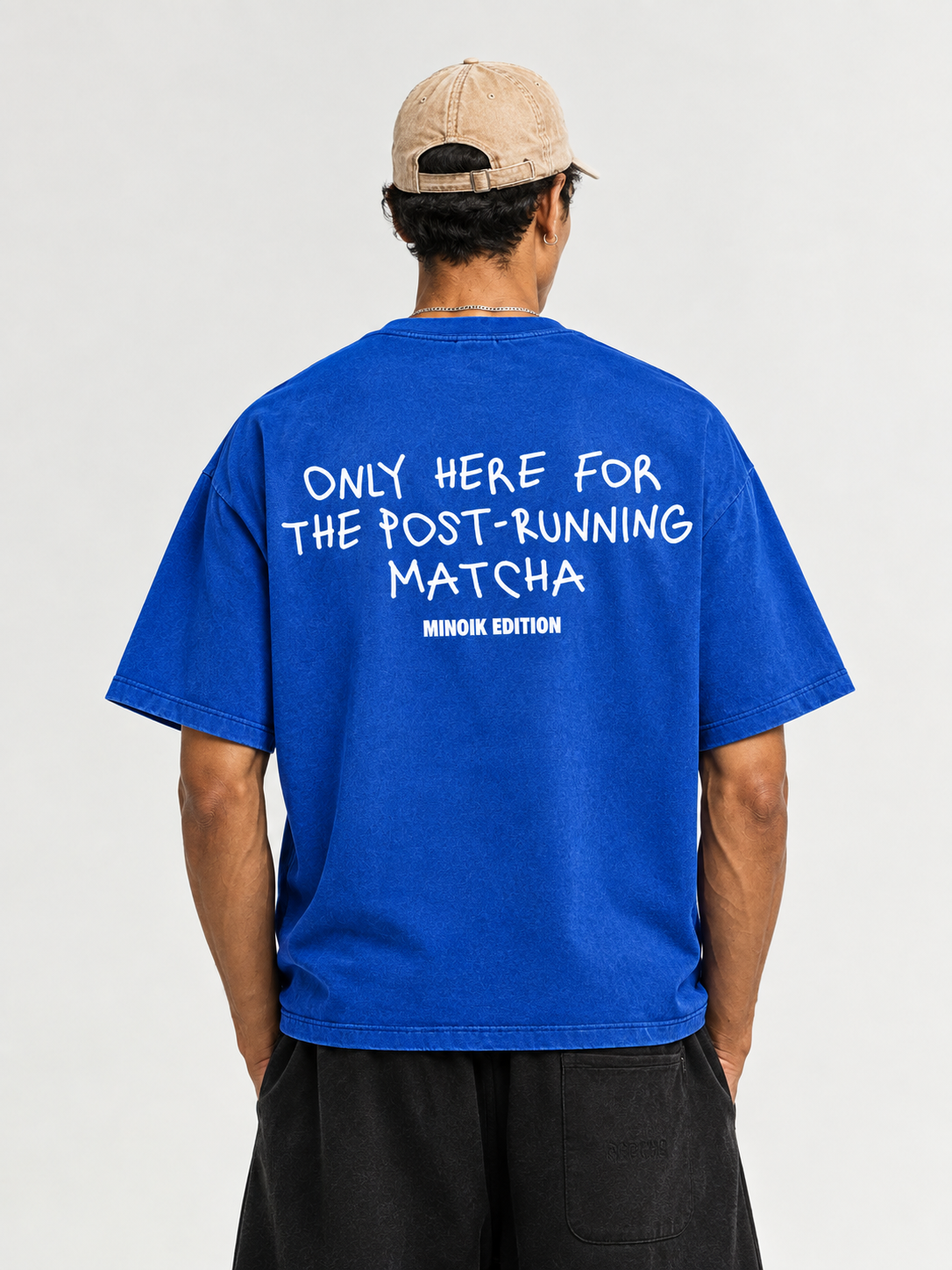POST RUNNING TSHIRT - 240 GSM OVERSIZED FIT