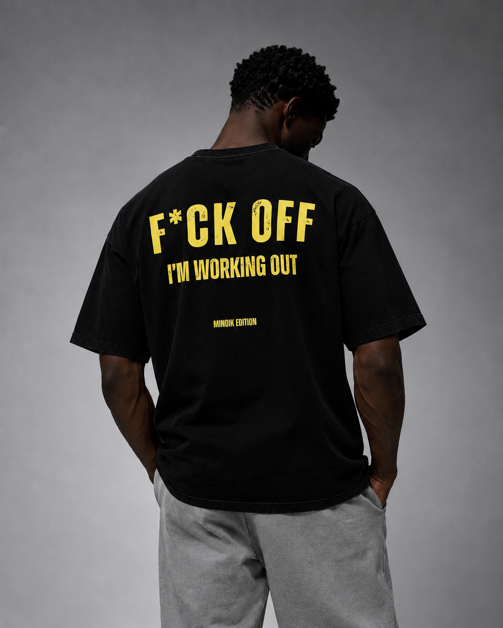 PISS OFF TEE - 240 GSM OVERSIZED TSHIRT