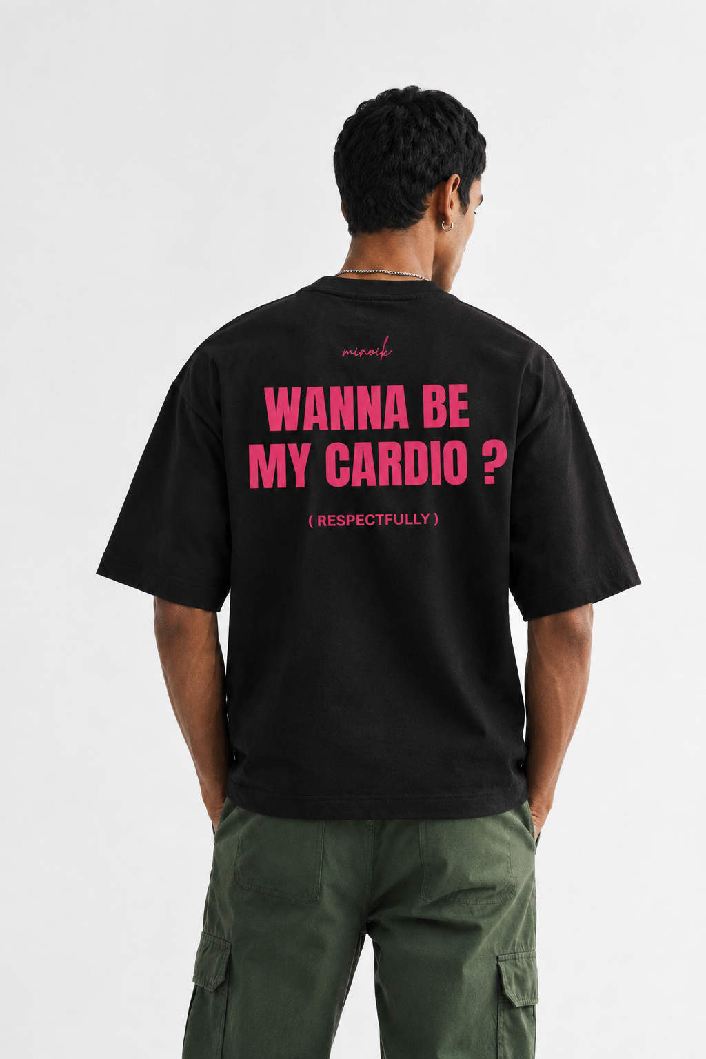 The Cardio Tee - 240 Gsm Oversized Boxy Fit Gym Tshirt
