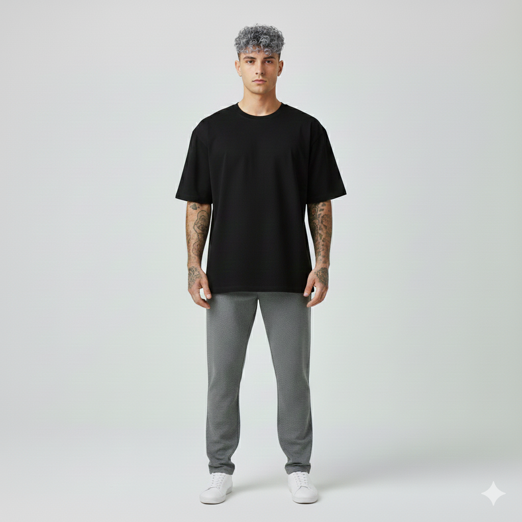 The Struggle Tee - 240 GSM Frency Terry Tshirt