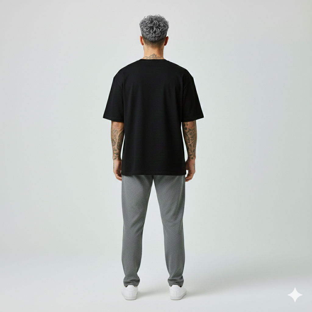 Dirty Mind Check - 240 GSM Oversized Tee