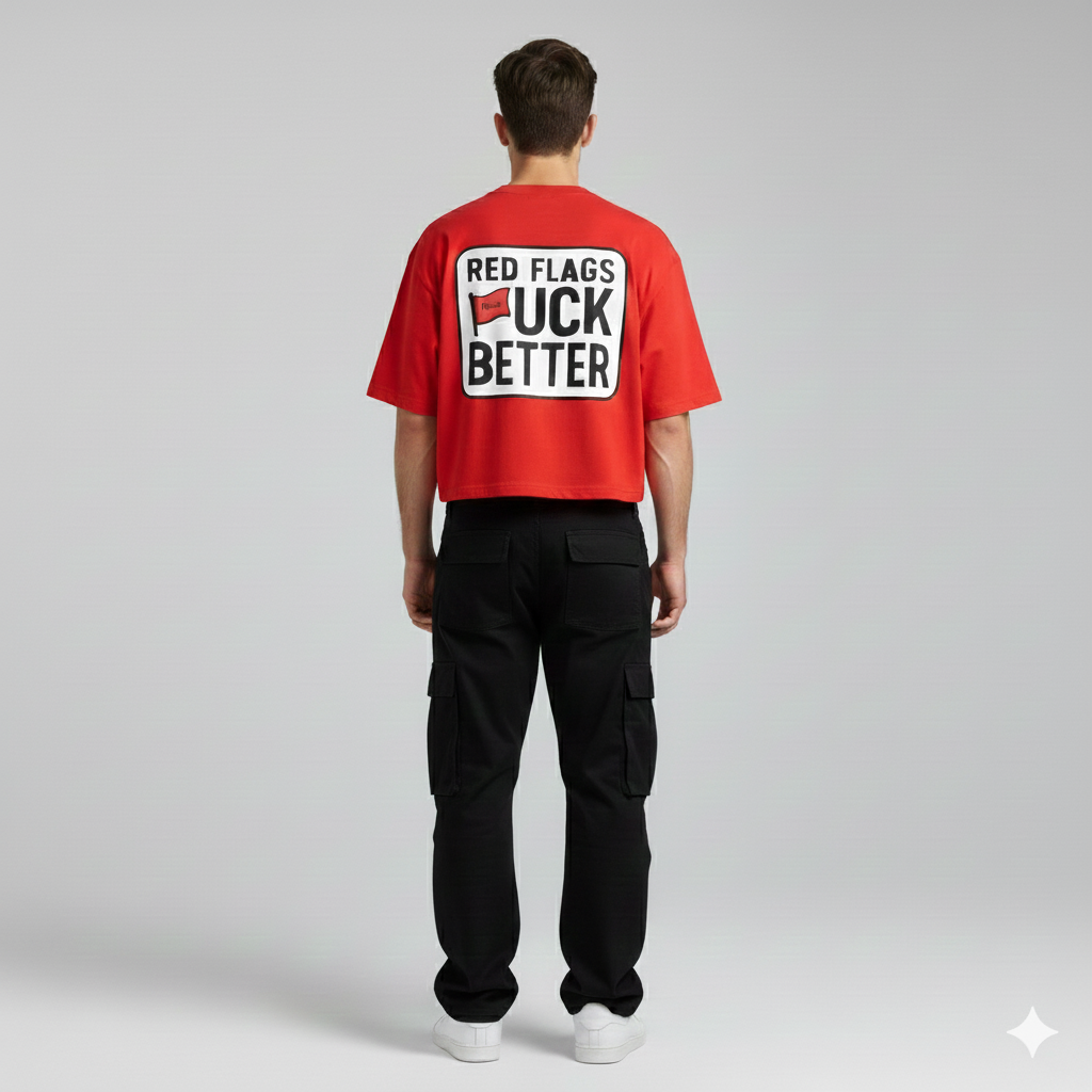 OG RED Flags - 240 GSm Overized Tee