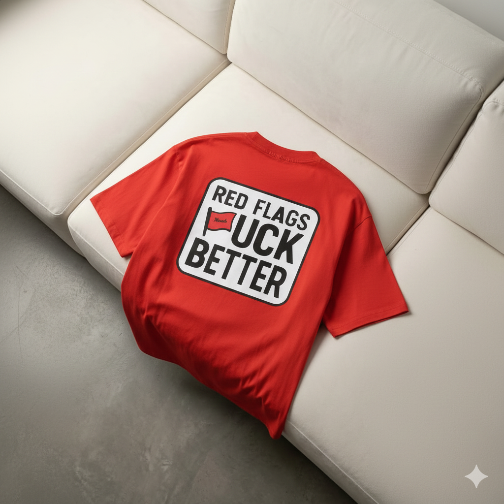 OG RED Flags - 240 GSm Overized Tee