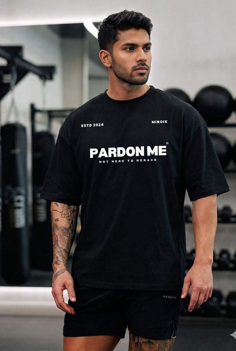 The Pardon Tee - 240 GSM Oversized Tee