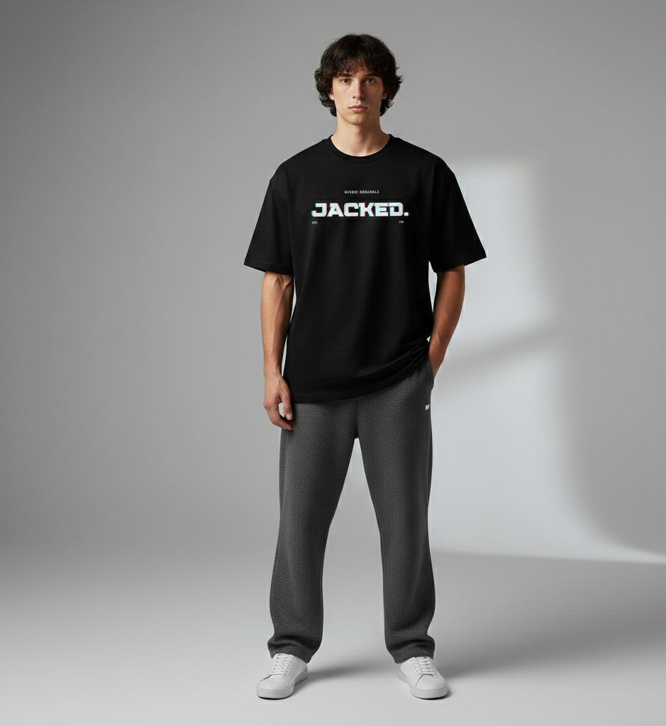 Jacked - 240 GSM Oversized Tee