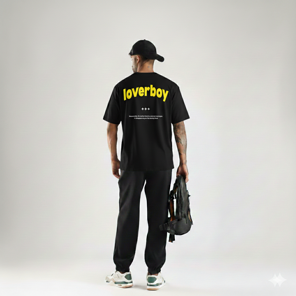 The Loverboy Tee - 240 GSM Oversized Oversized Tee