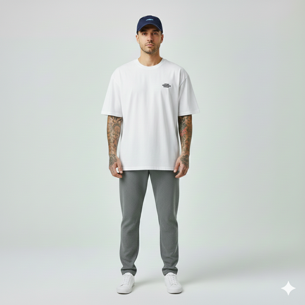 The Protein Tee - 240 GSM Oversized Tshirt