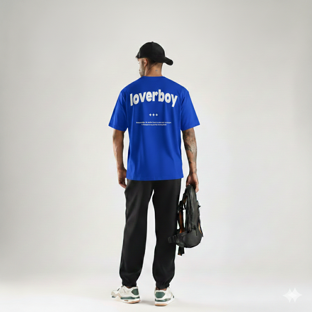 The Loverboy Tee - 240 GSM Oversized Oversized Tee