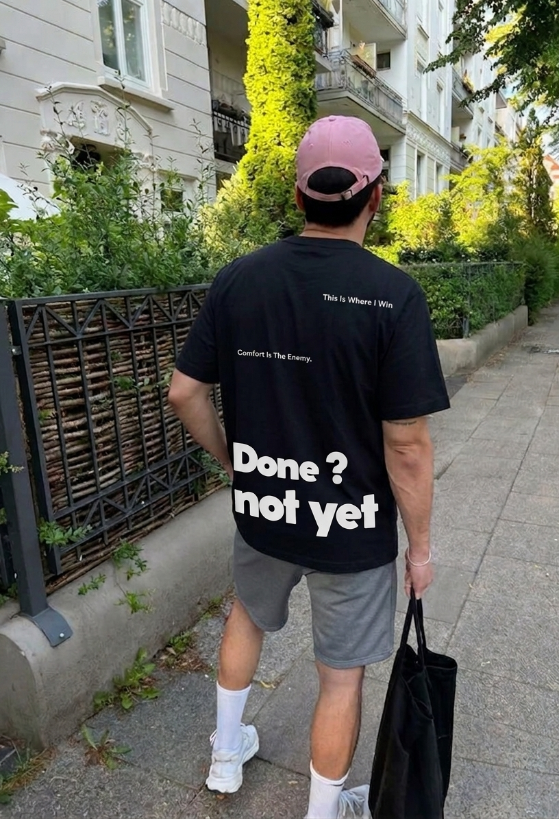 Not Yet Tee - 240 GSM Oversized Tee