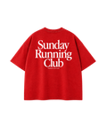 SUNDAY RUNNING CLUB TSHIRT - 240 GSM OVERIZED FIT