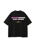 SEXIEST RUNNING CLUB MEMBER TSHIRT - 240 GSM OVERSIZED FIT