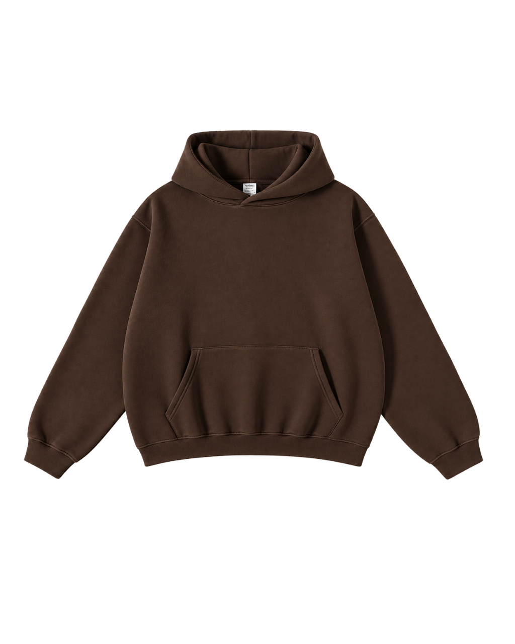 Espresso Brown Hoodie Oversized Fit