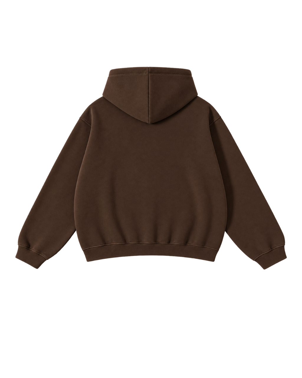 Espresso Brown Hoodie Oversized Fit