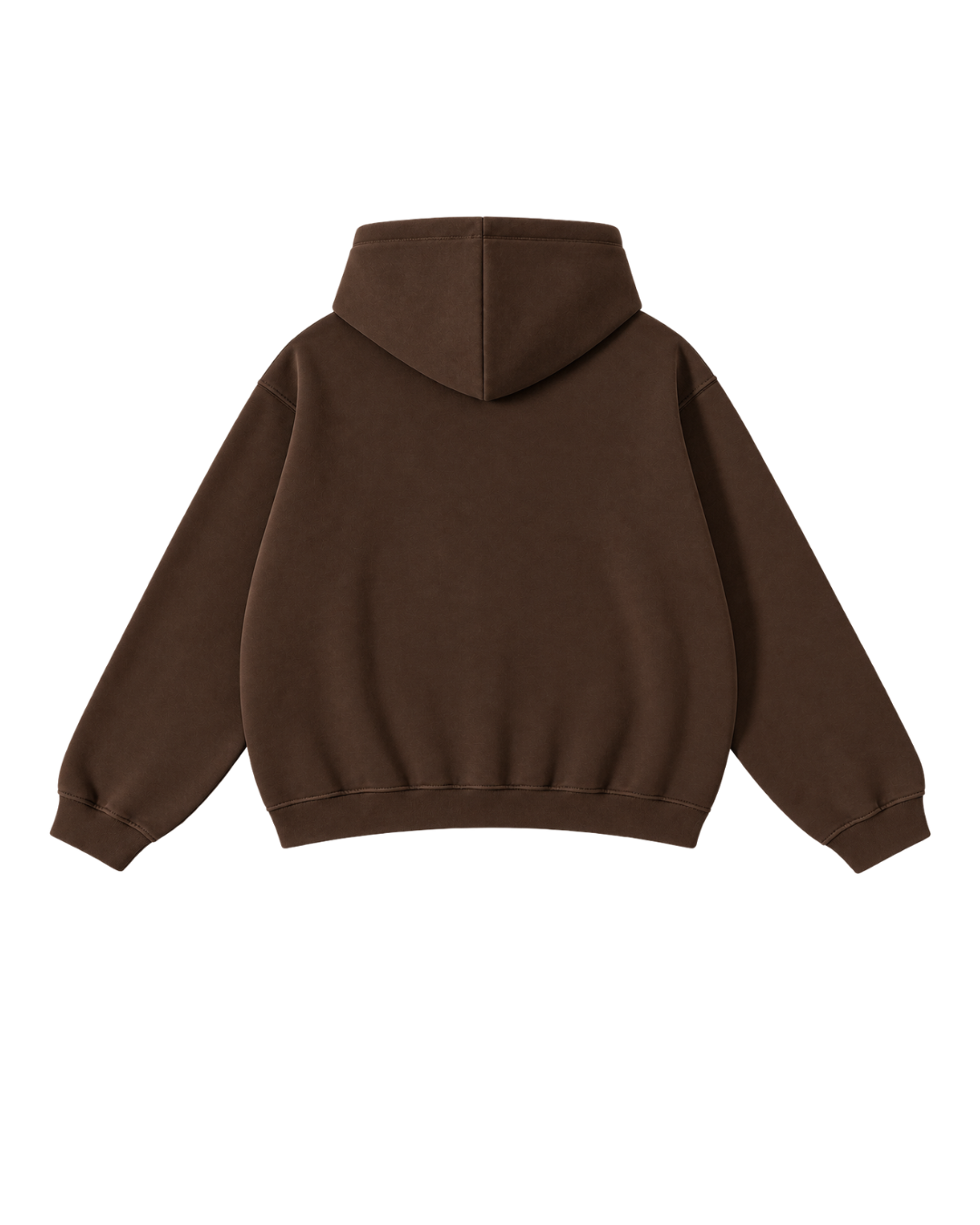 Espresso Brown Hoodie Oversized Fit