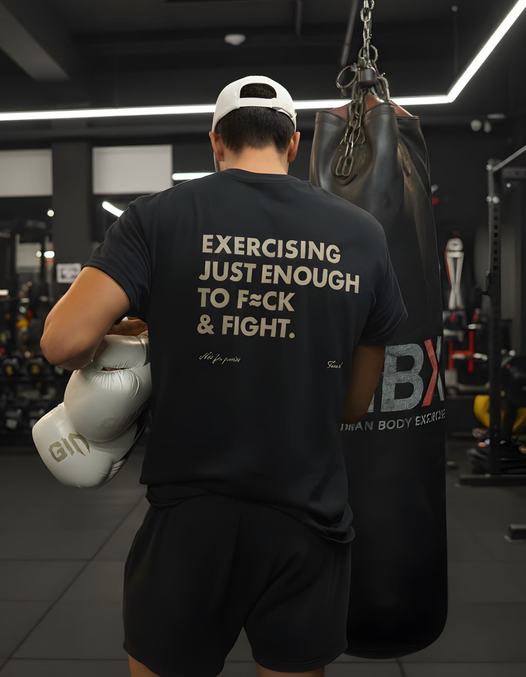 F=CK & FIGHT TEE - 240 GSM OVERSIZED TEE