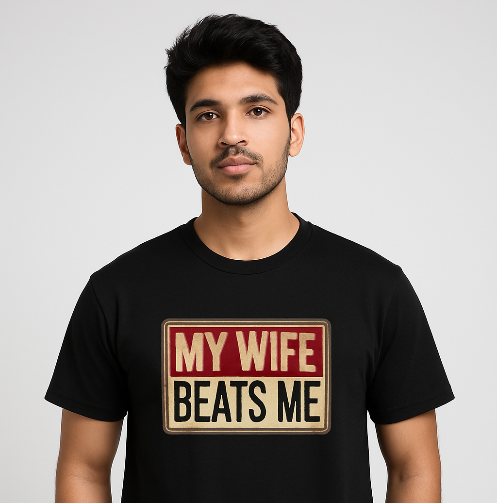 Minoik™- The Bold Husband Tee ( Regular Tee ) - 180 GSM