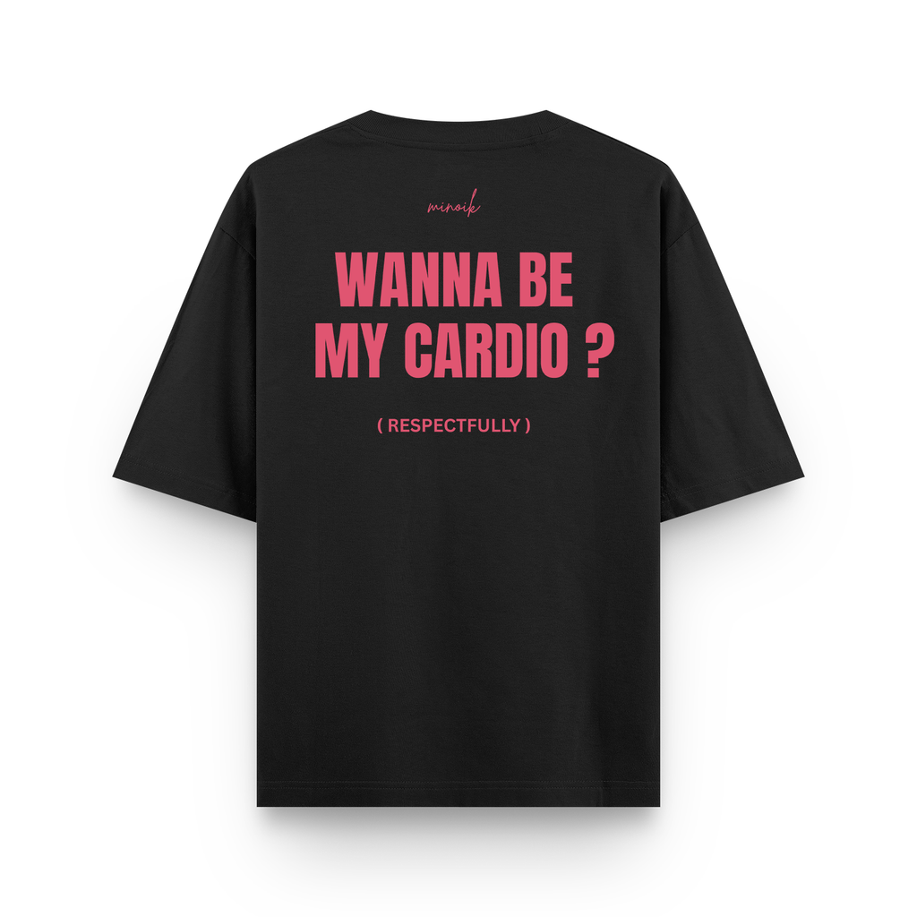 The Cardio Tee - 240 Gsm Oversized Boxy Fit Gym Tshirt
