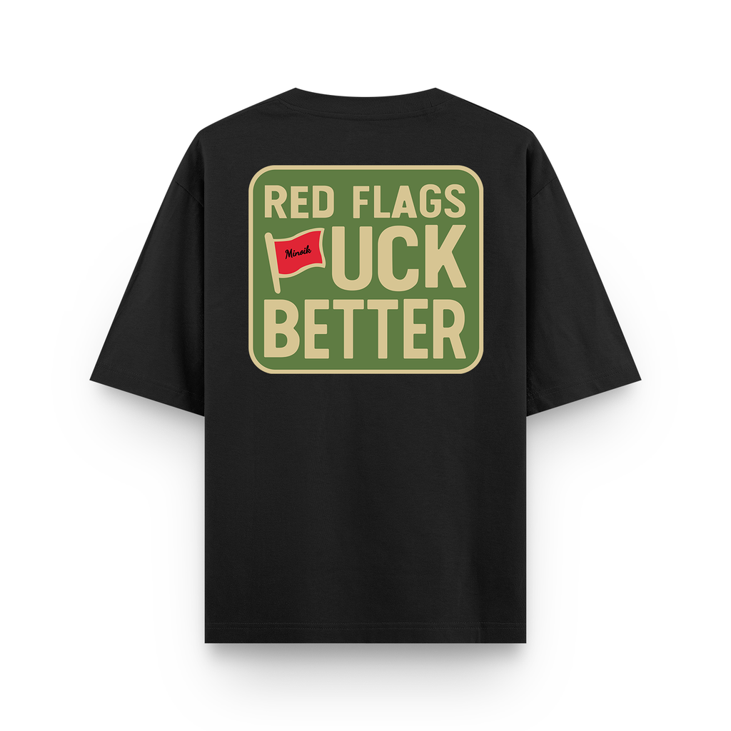 OG RED Flags - 240 GSm Overized Tee