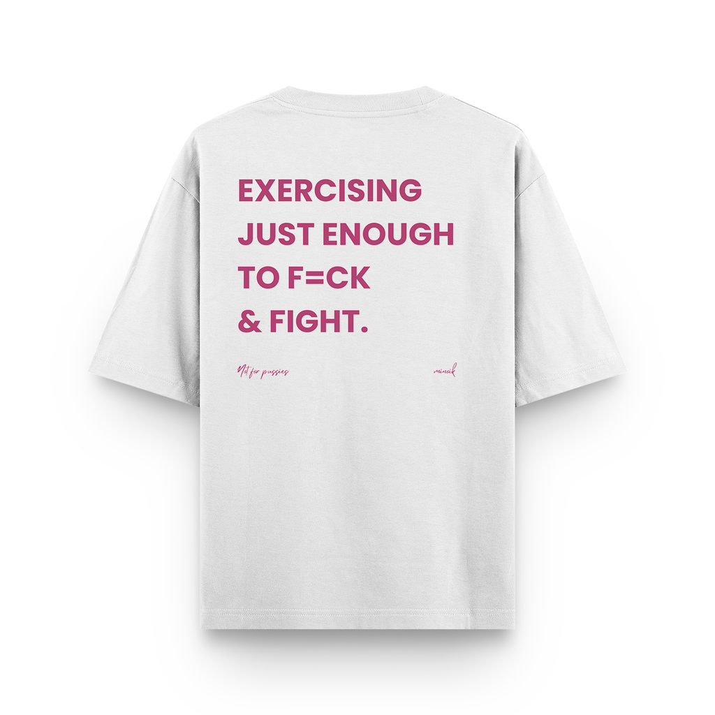 F=CK & FIGHT TEE - 240 GSM OVERSIZED TEE