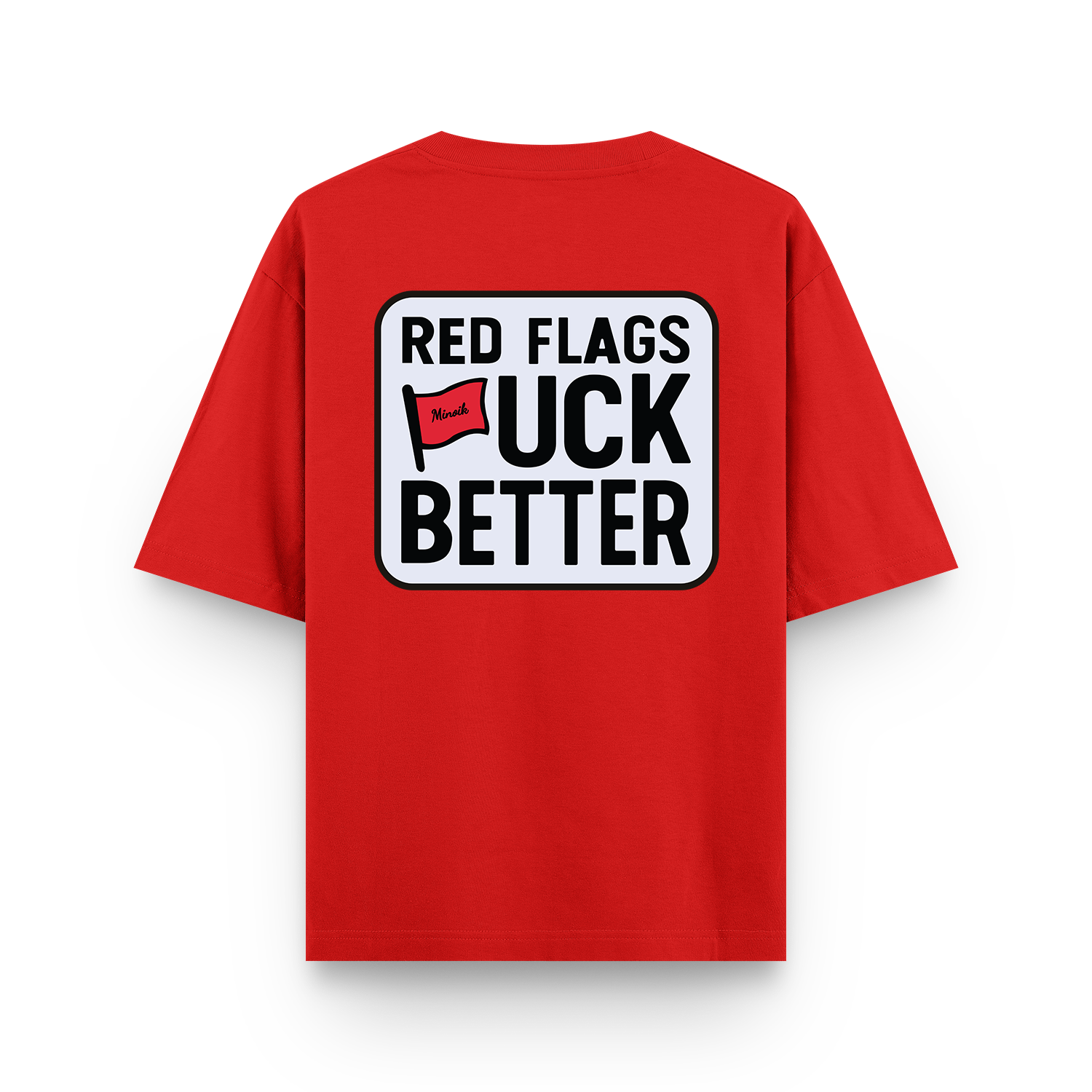 OG RED Flags - 240 GSm Overized Tee