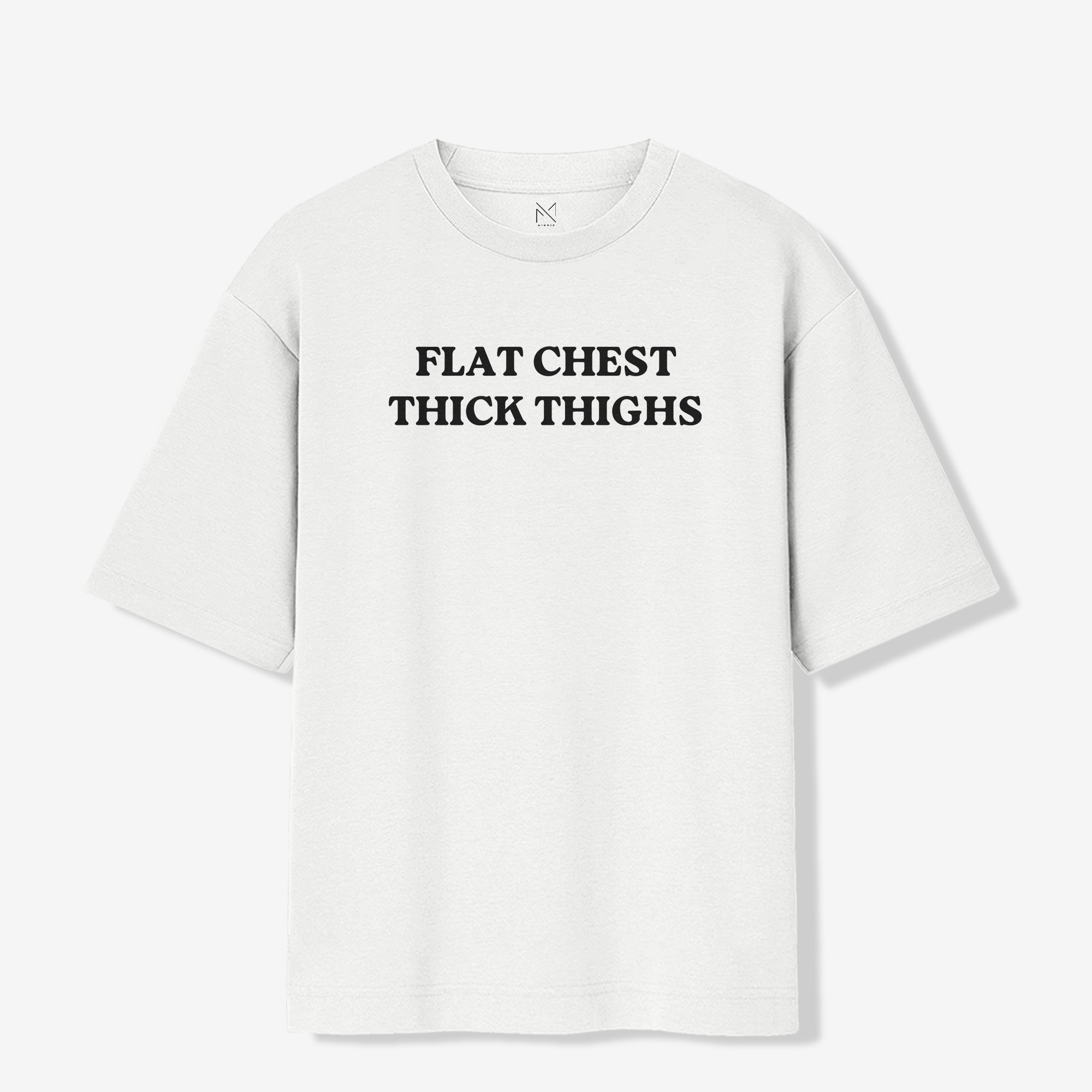 Flat Chest - Thick Thighs Oversized Premium T-shirt