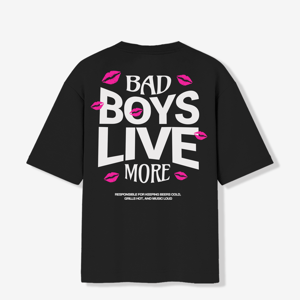 Live More — Bad Boys Edition Oversized Tee