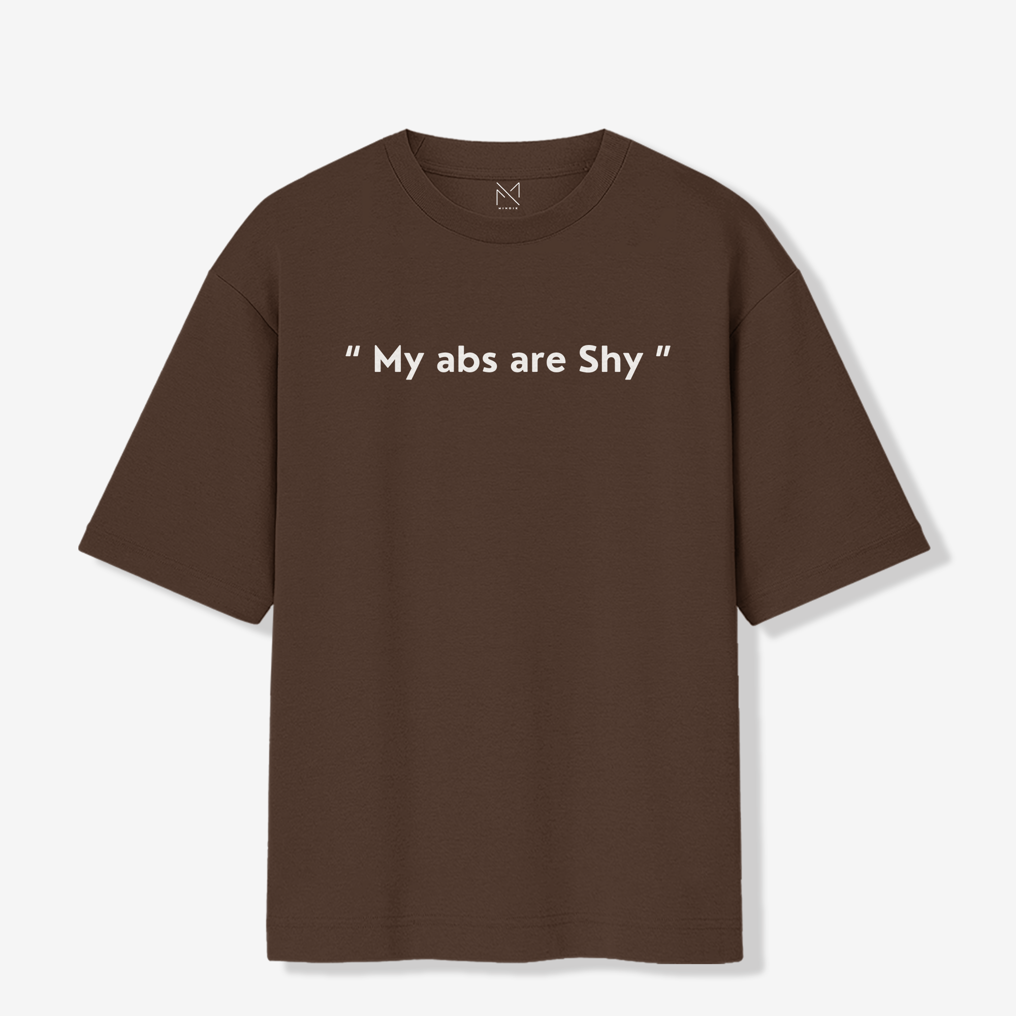 My abs are shy - Oversized Premium T-shirt