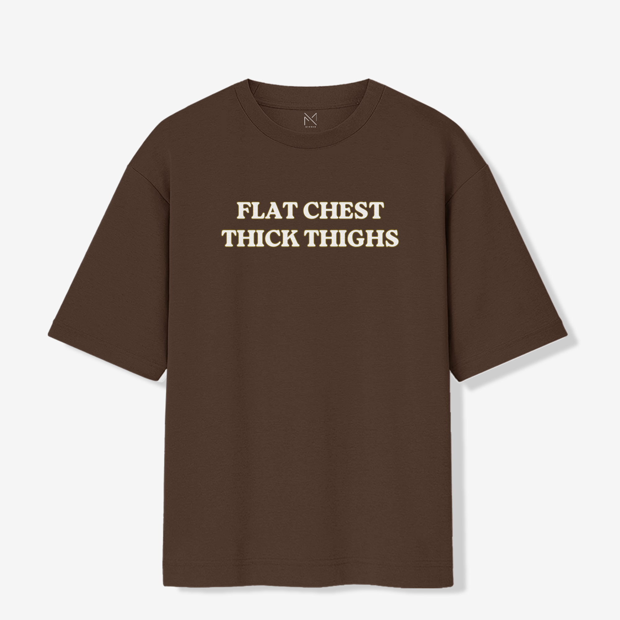 Flat Chest - Thick Thighs Oversized Premium T-shirt