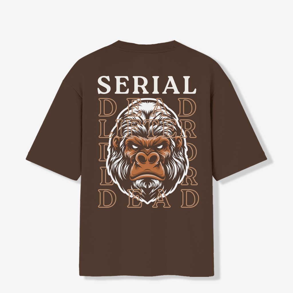 Serial Deadlifter - Oversized Premium T-shirt