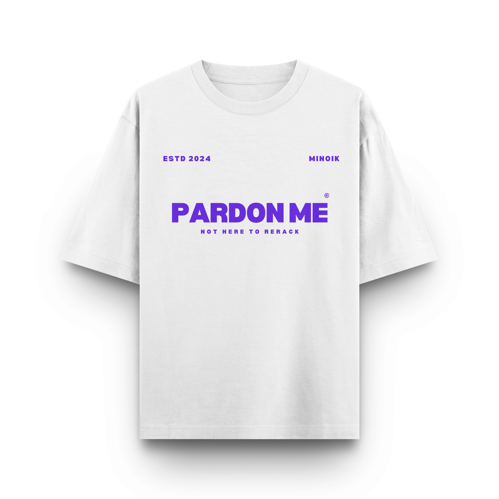 The Pardon Tee - 240 GSM Oversized Tee