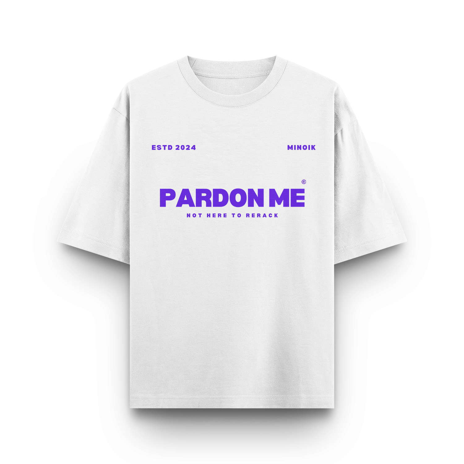 The Pardon Tee - 240 GSM Oversized Tee