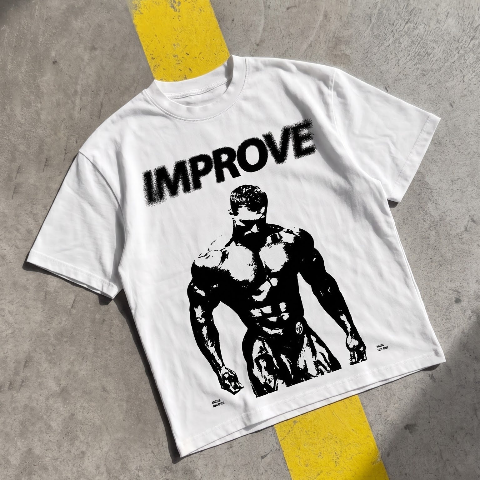 The Improve Tee - 240 GSM Oversized Gym Tee