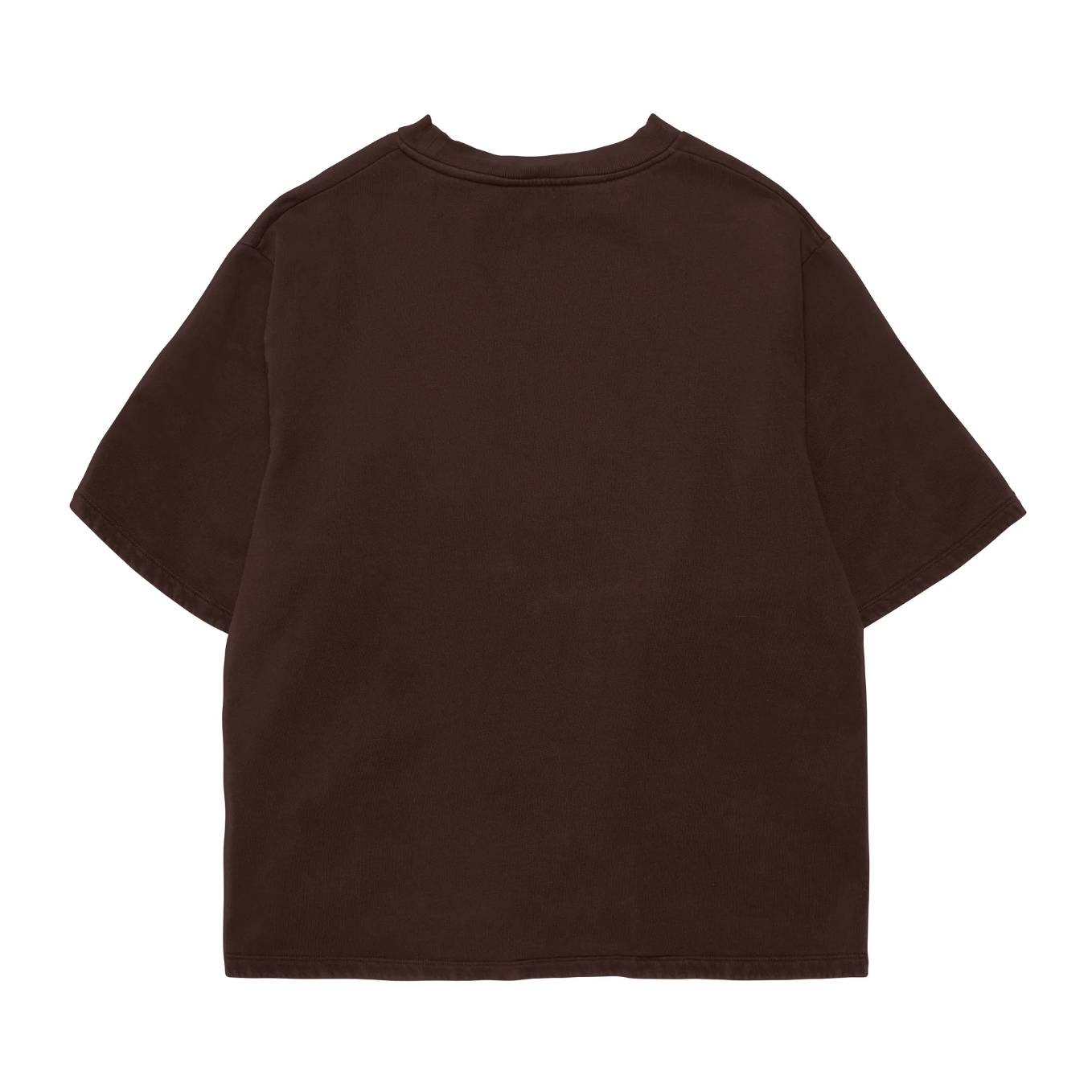 Brown 240 GSM French Terry Oversized Tee