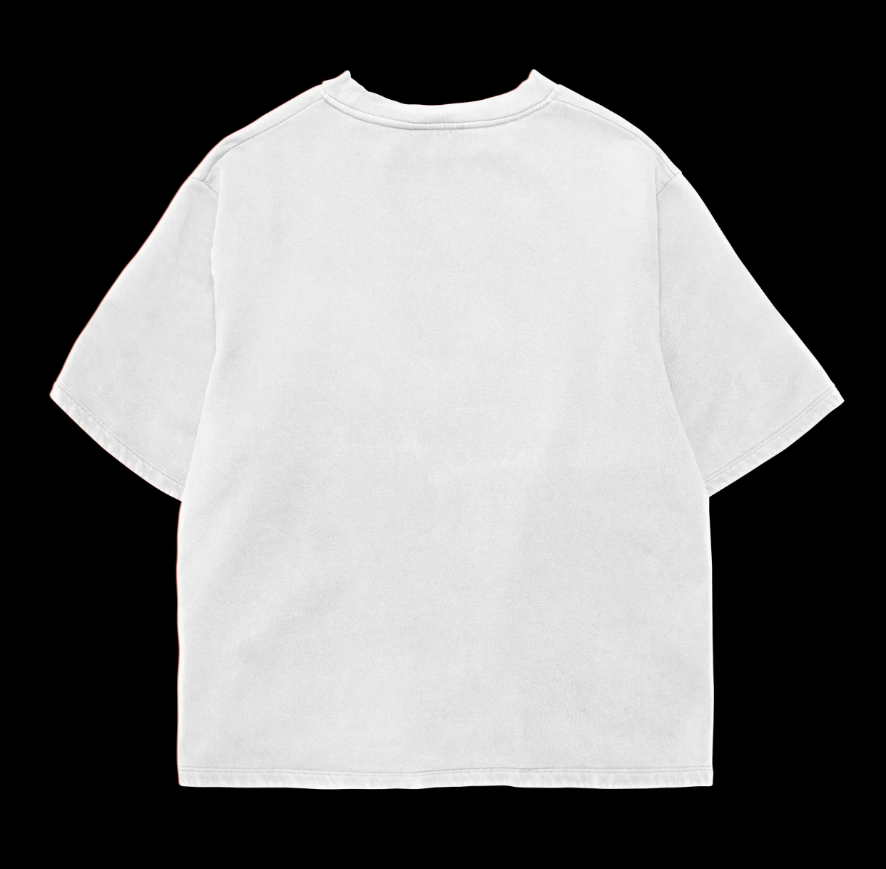 White 240 GSM Unisex Oversized Tee